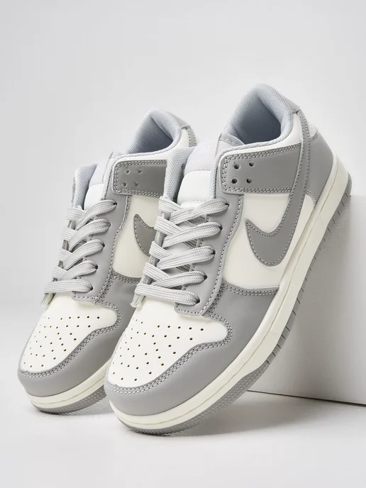 Кроссовки sb dunk low pro данки серые